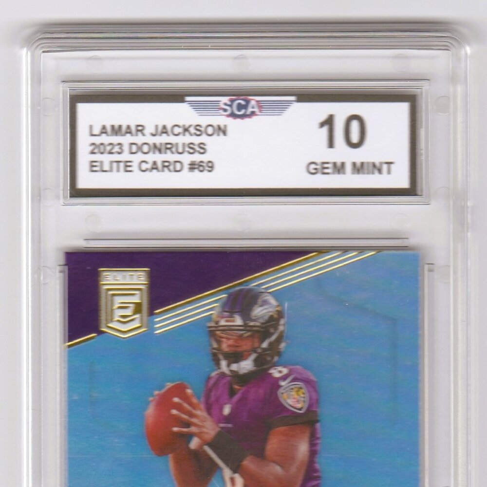 LAMAR JACKSON 2023 DONRUSS ELITE CARD BALTIMORE RAVENS